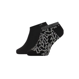 Calvin Klein pánké černé ponožky 2 pack - M/L (00)
